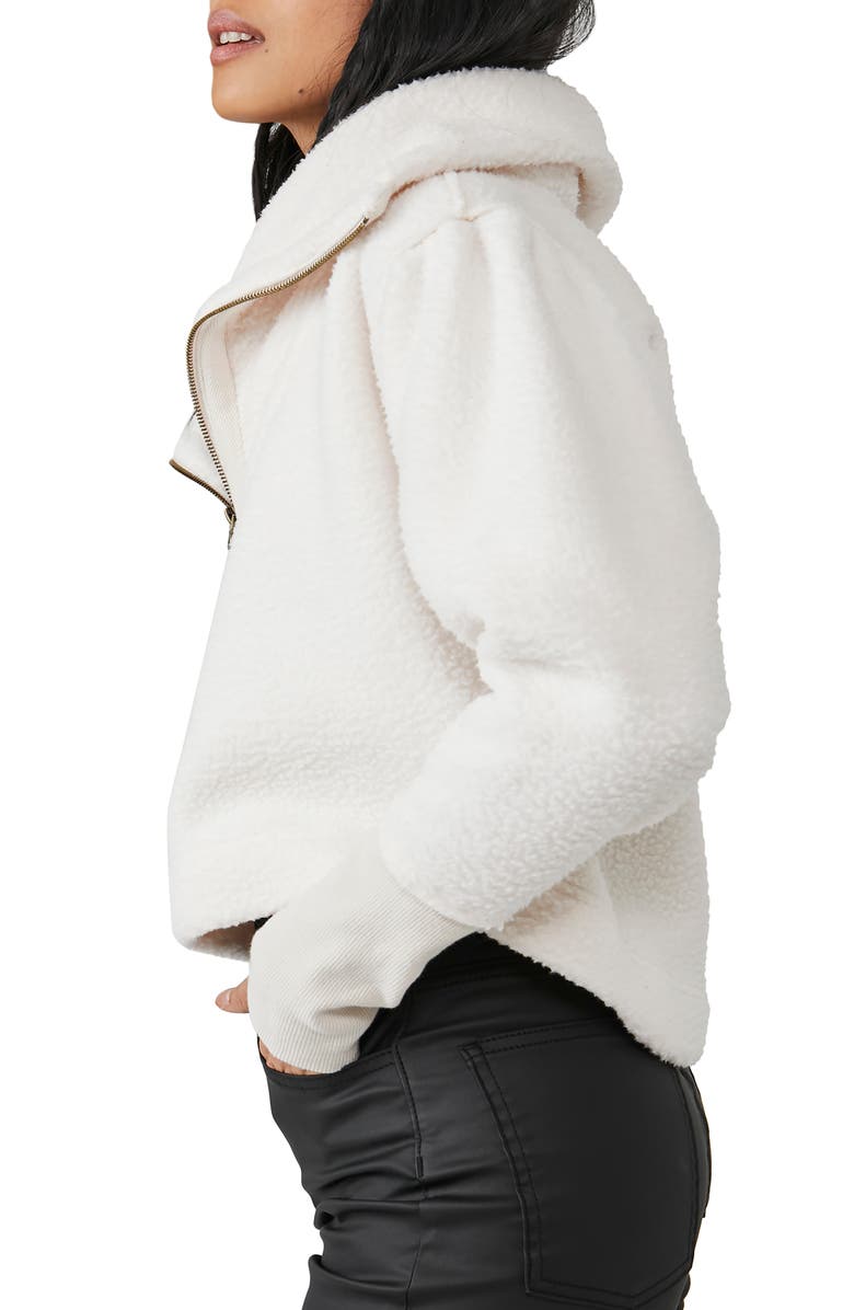 Free People We the Free Poppy Quarter Zip Pullover, Alternate, color, 