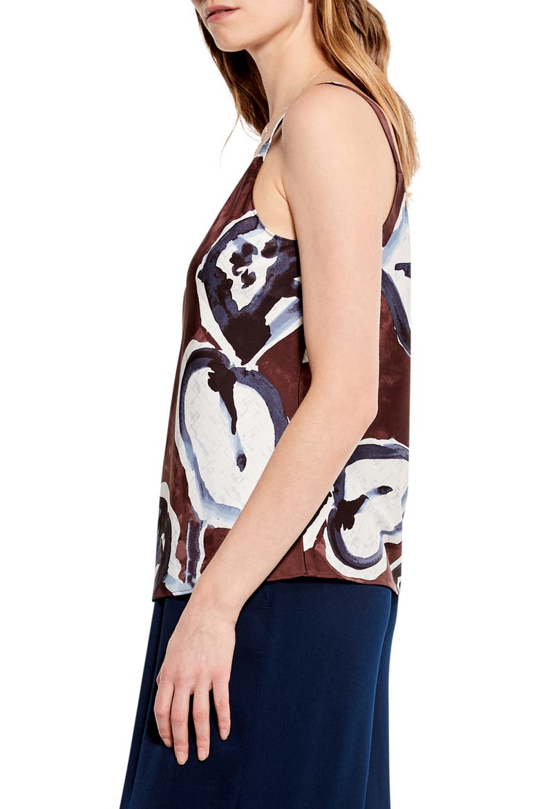 Watercolor Vines Tank, Alternate, color, BROWN MULTI