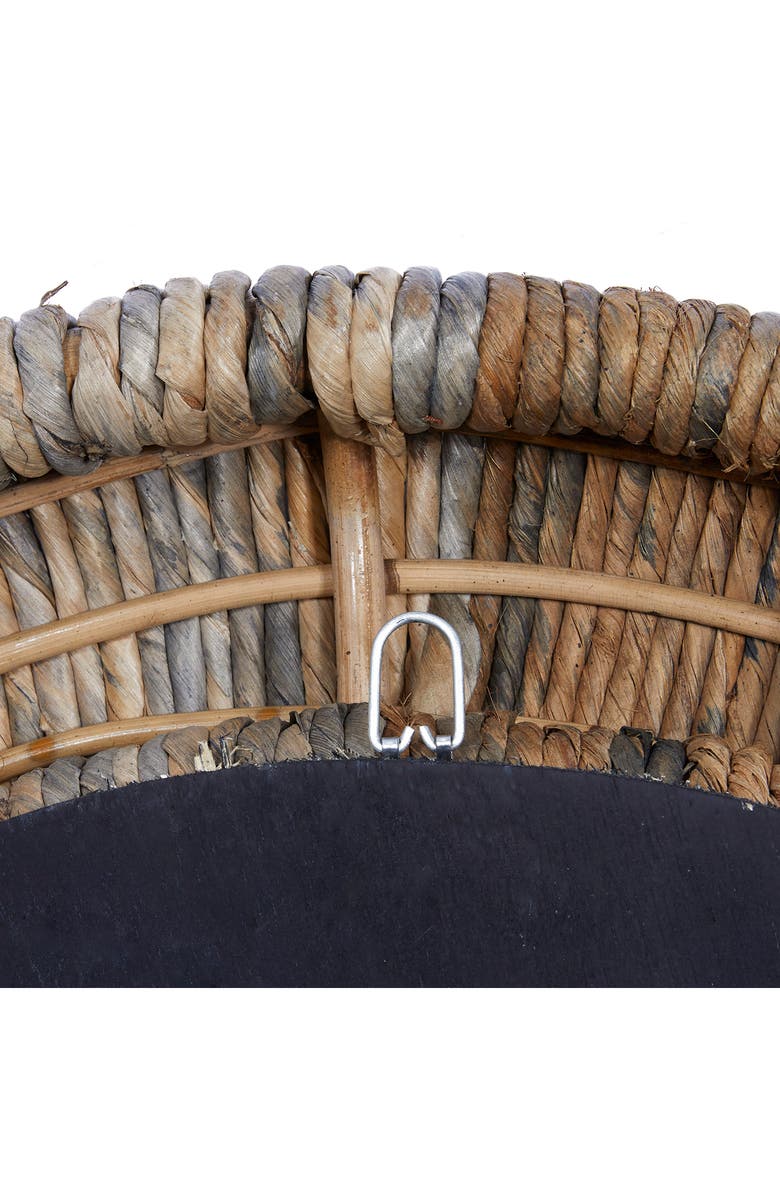 WILLOW ROW Teak Wood Wall Mirror, Alternate, color, 