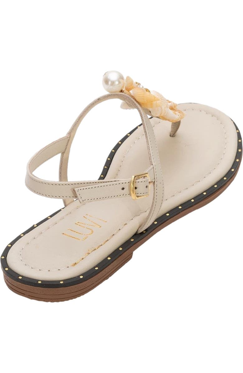 Forever & Always Shoes JOE Leather Thong Sandal, Alternate, color,