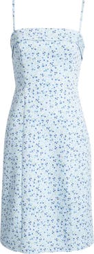 French Connection Echo Floral Crepe Dress
