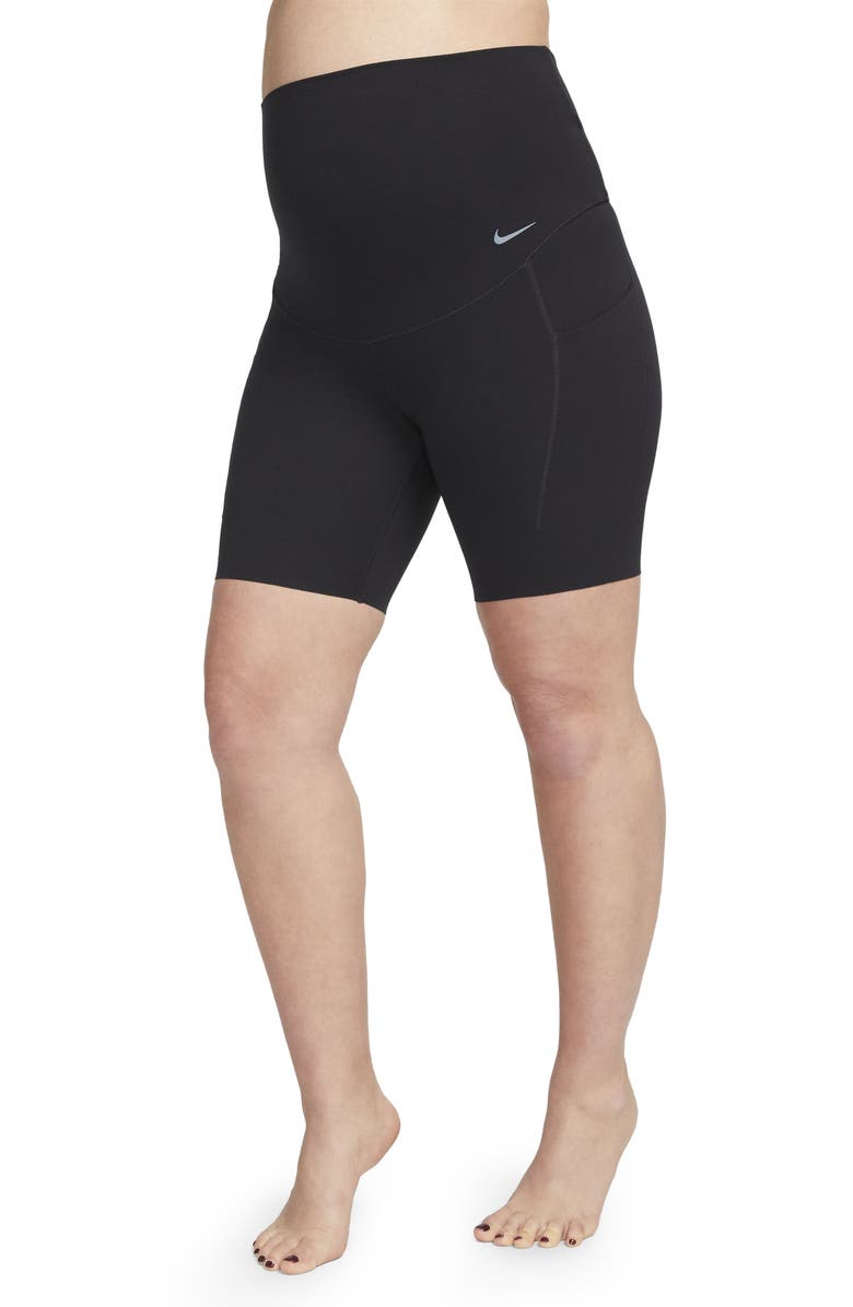 Nike Zenvy Maternity Bike Shorts, Main, color, 