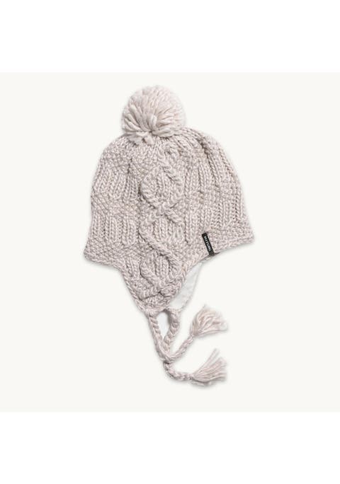 Merino Wool Gianna Earflap Beanie