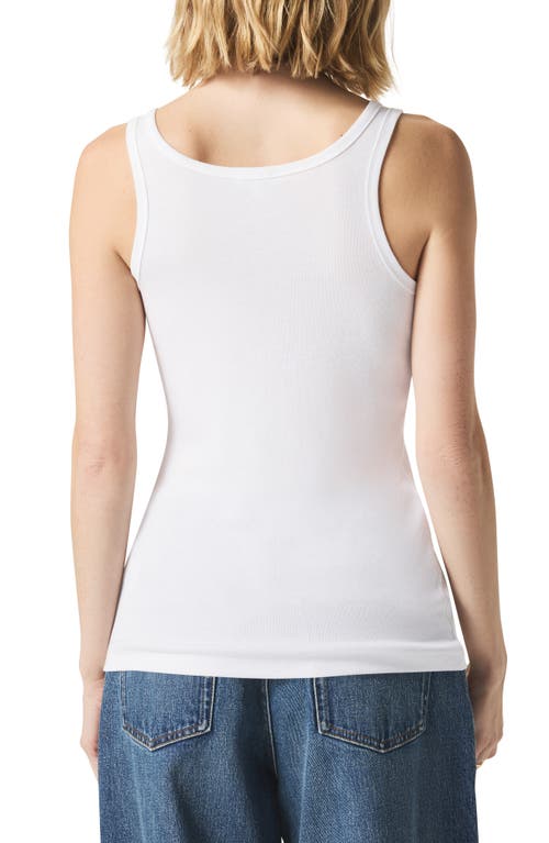 Splendid Faye Scoop Neck Tank In White