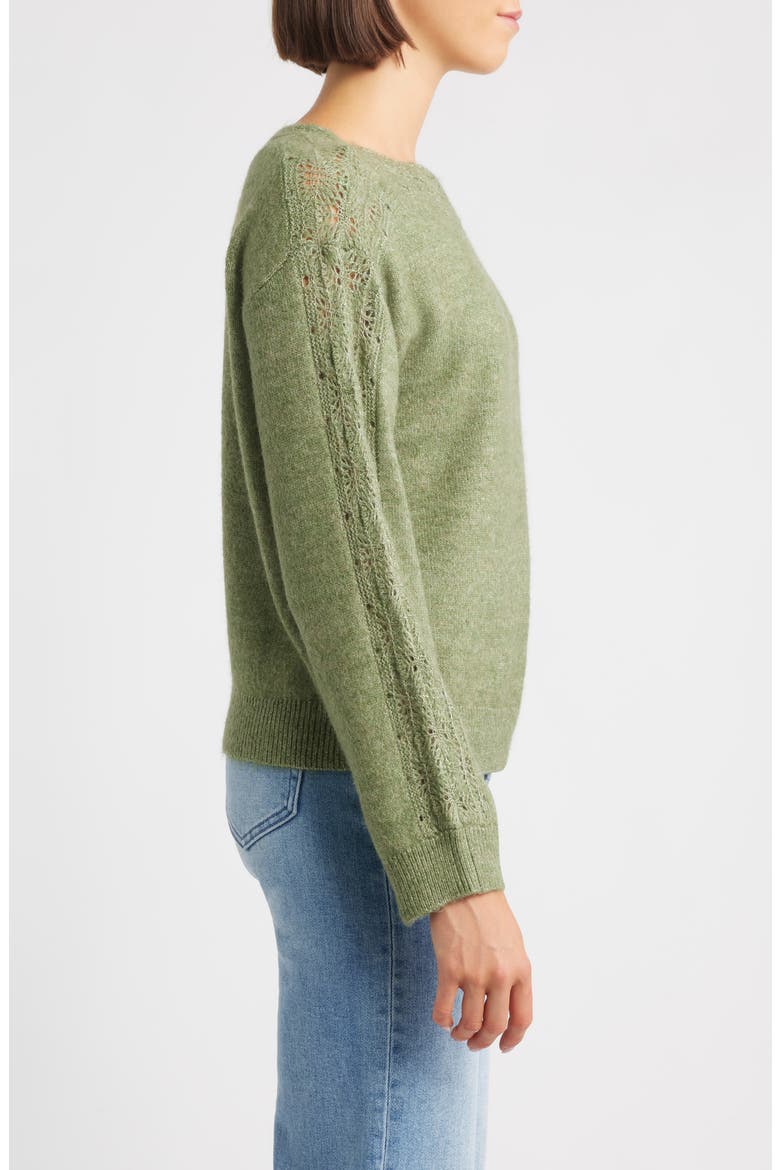 Boat Neck Sweater, Alternate, color, WILLOW GREEN