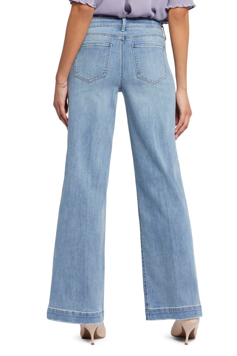 Teresa Wide Leg Jeans, Alternate, color, LAKEFRONT