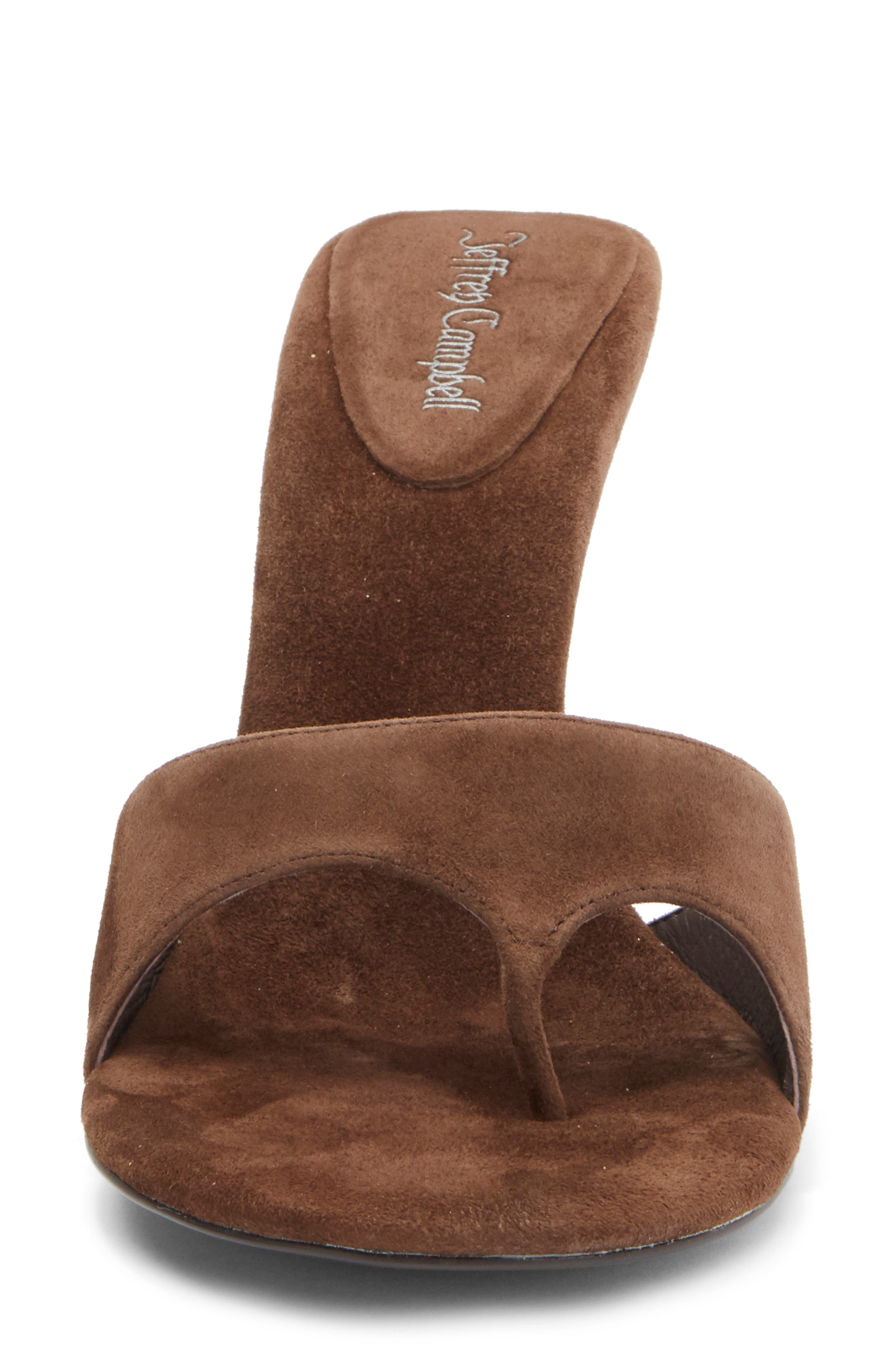 Jeffrey Campbell Linette Sandal, Alternate, color, Espreso Suede
