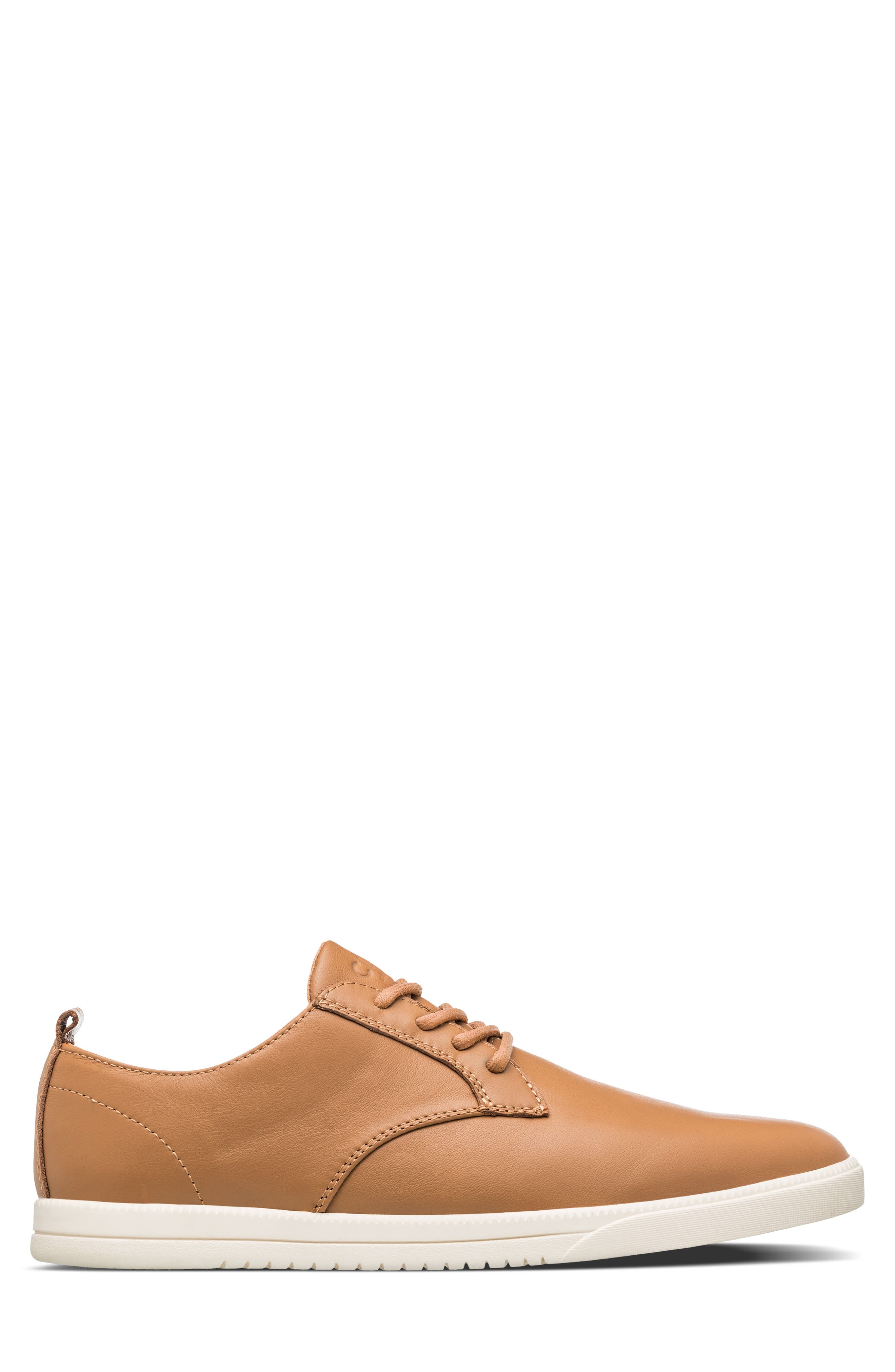 CLAE Ellington Sneaker, Alternate, color, Camel Brown Leather