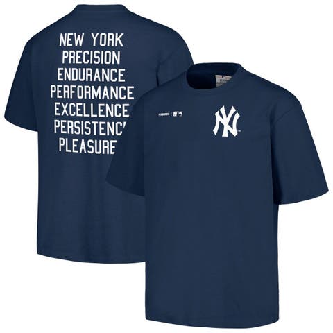 Men's PLEASURES  Navy New York Yankees Precision T-Shirt