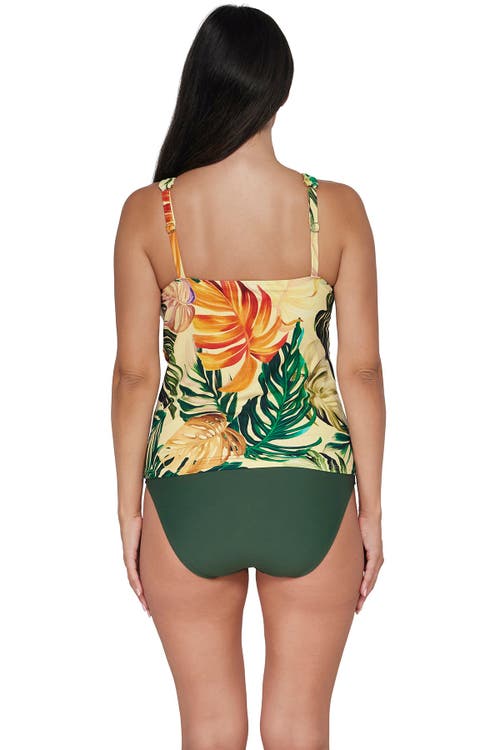 Sunsets Escape Emerson Tankini In Amber Oasis
