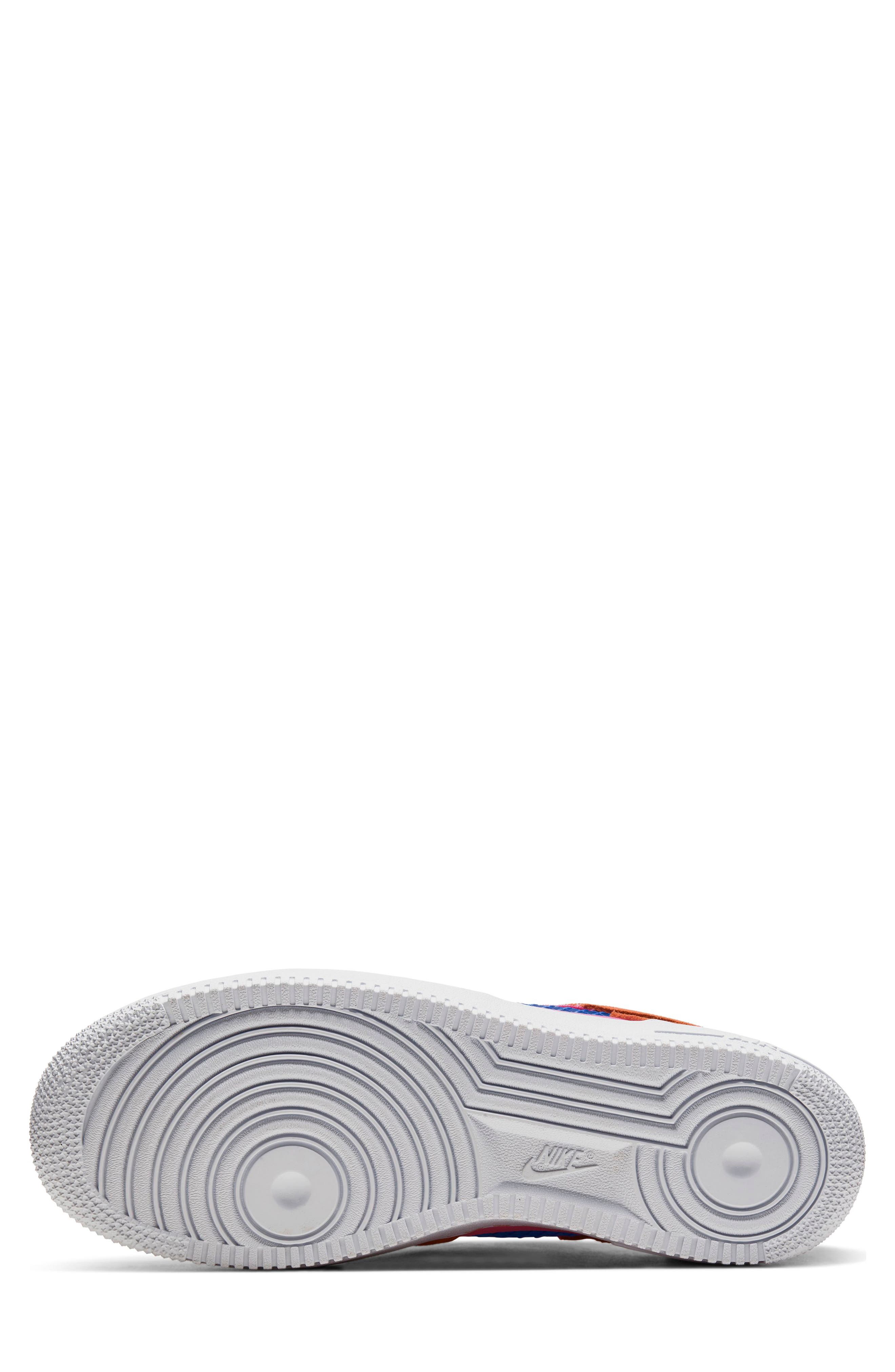 Air Force 1 '07 LV8 Sneaker, Alternate, color, ORANGE/ BLUE
