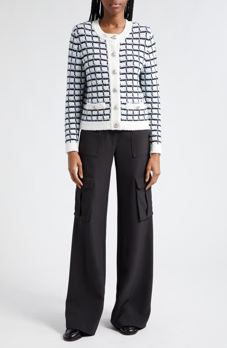 Veronica Beard Saul Cargo Pants, Alternate, color, Black