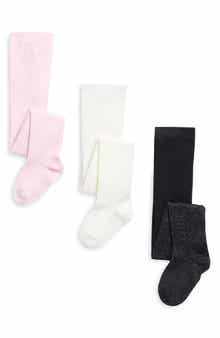 Kids' 3-Pack Metallic Sweater Tights