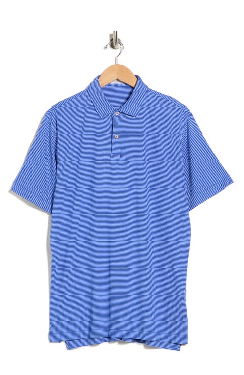Featherweight Stripe Performance Polo