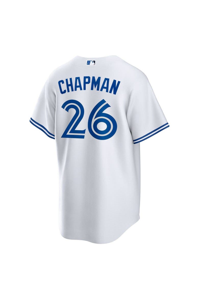 Men's Nike Matt Chapman White Toronto Blue Jays Replica Player Jersey, Alternate, color, White
