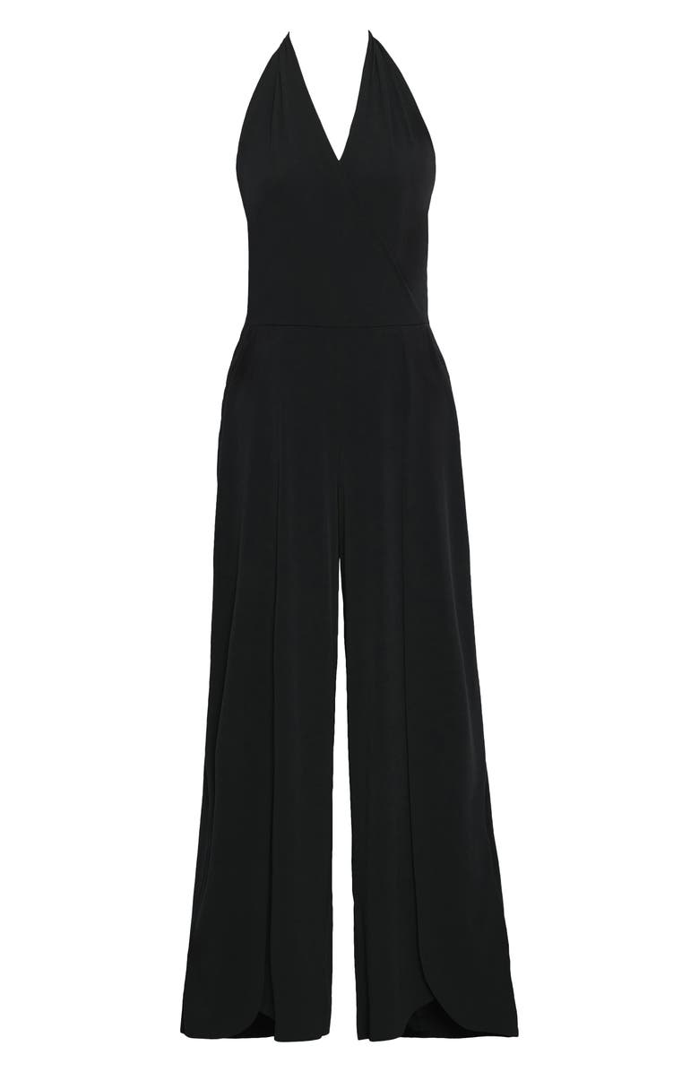 Magicsuit<sup>®</sup> Halter Cover-Up Jumpsuit, Alternate, color, Black