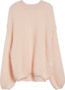 TOTEME Puffed Wool & Mohair Open Stitch Sweater