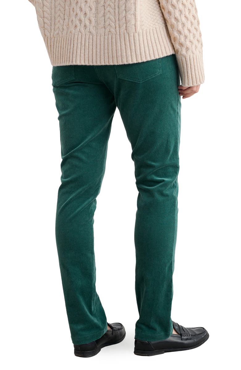 Seasalt Cornwall Lamledra Needlecord Slim Fit Pants, Alternate, color, Verte