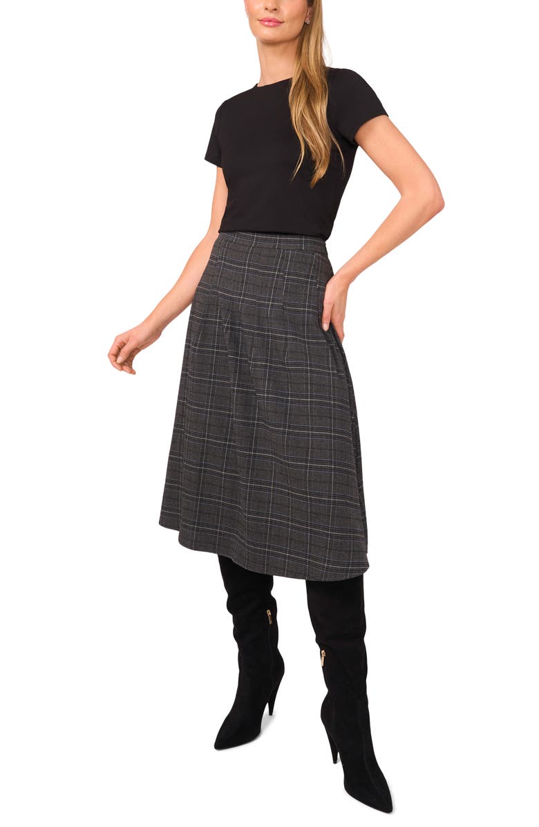 Halogen<sup>®</sup> Pleated Midi Skirt, Alternate, color, Aegean Blue