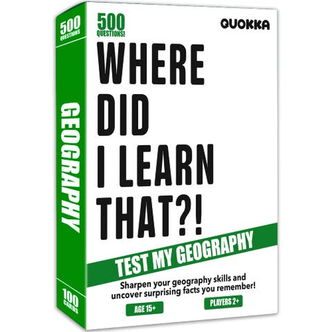Trivia Card Games for Adults and Family