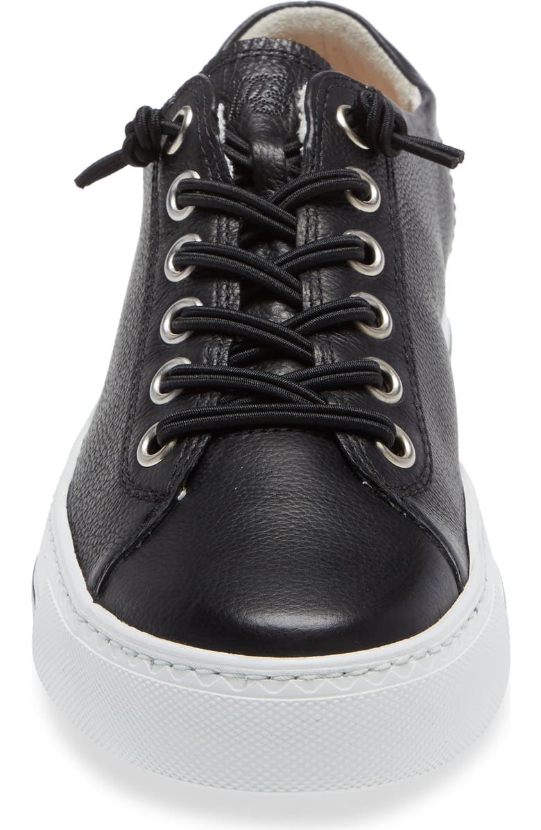 Paul Green Hadley Platform Sneaker, Alternate, color, Black Leather