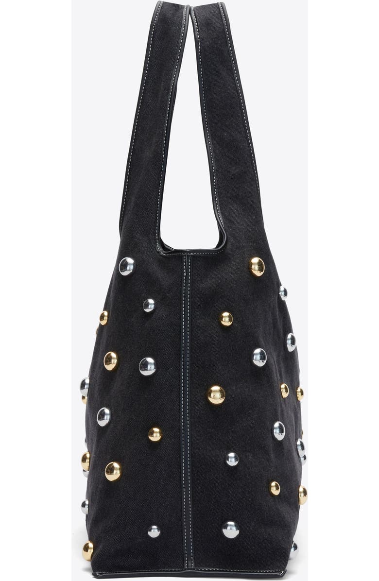 3.1 Phillip Lim Dome Embellishment Market Tote Bag, Alternate, color, Black