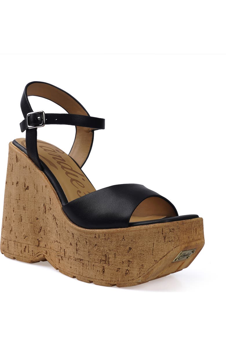 Candie
s Zulina Water Resistant Wedge Platform Sandal, Main, color,