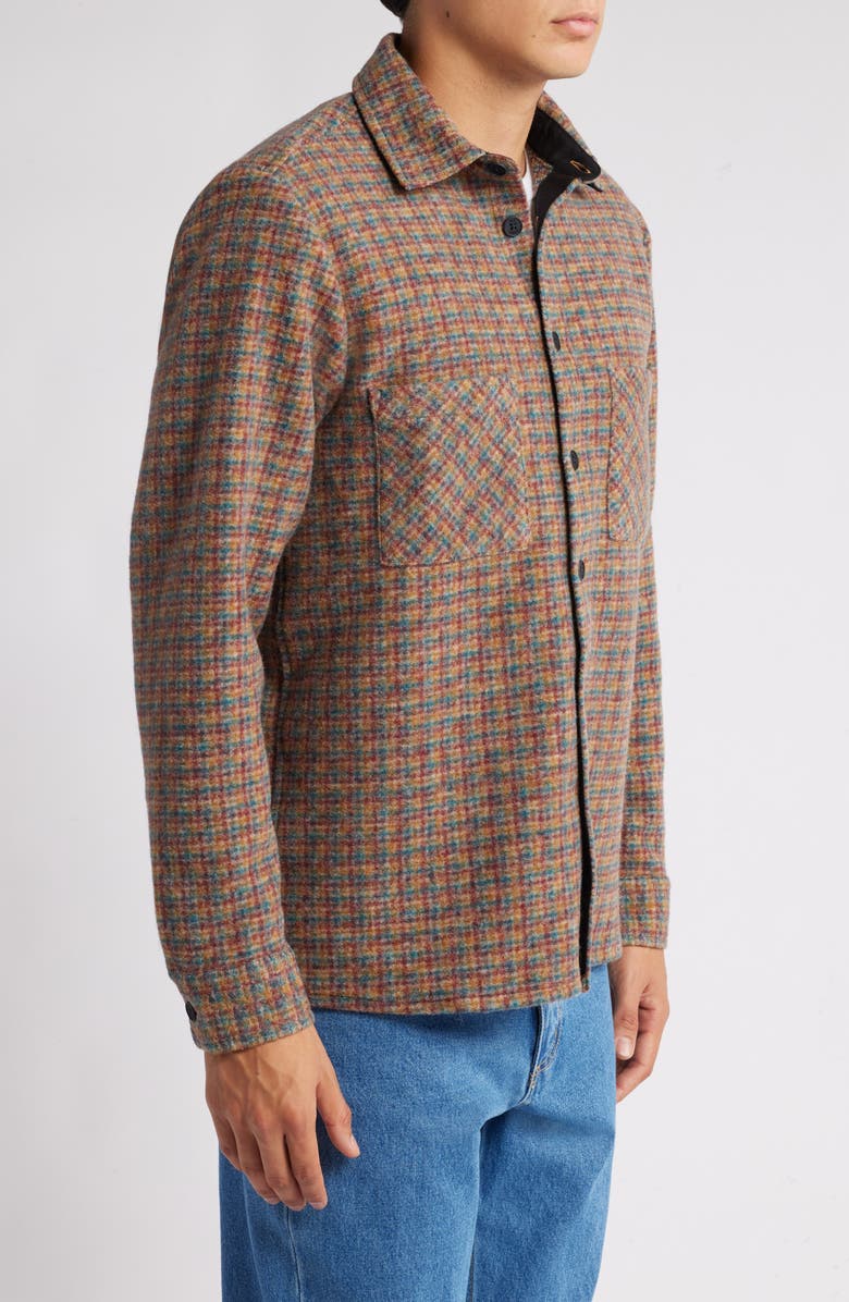 Wax London Whiting Check Overshirt, Alternate, color, 
