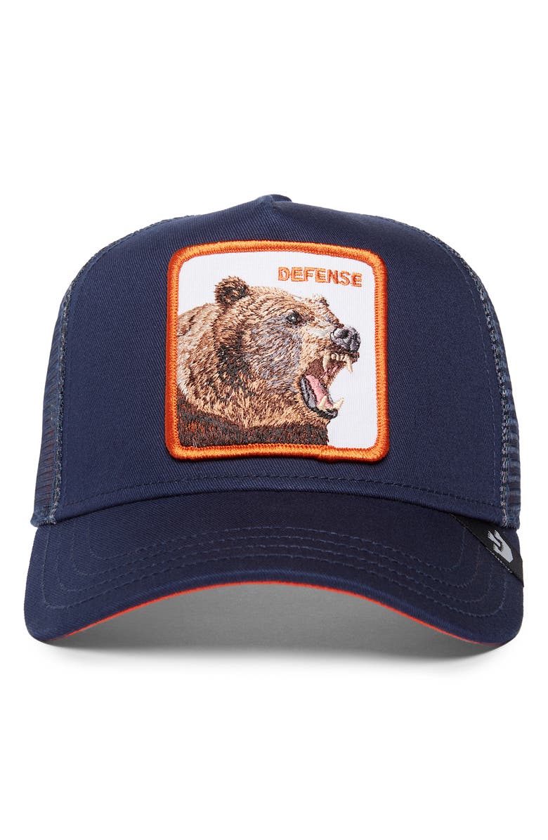 Goorin Bros. The Defense Bear Trucker Hat, Alternate, color, 