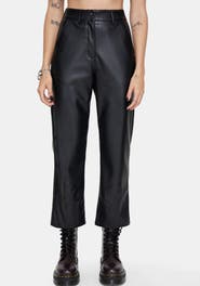 Disturbia High-Rise Cropped Trousers