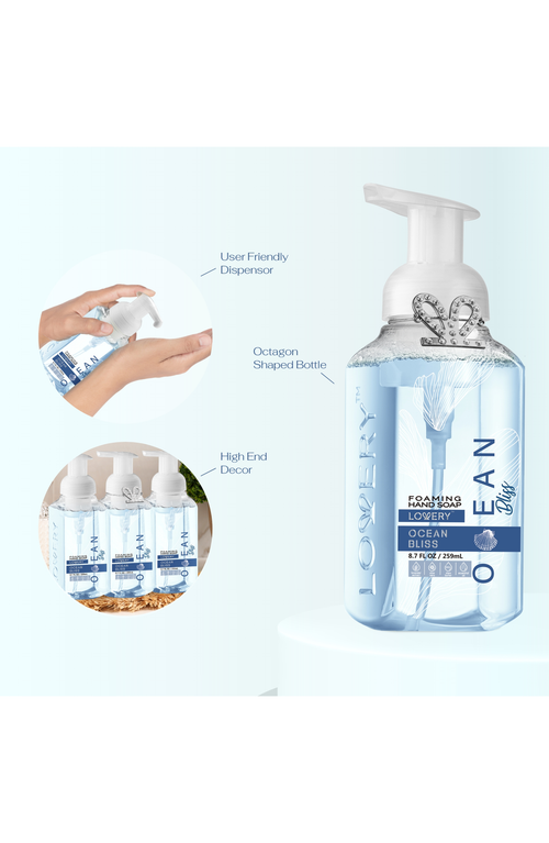 Lovery Foaming Hand Soap Pack Of 3 In Ocean Bliss