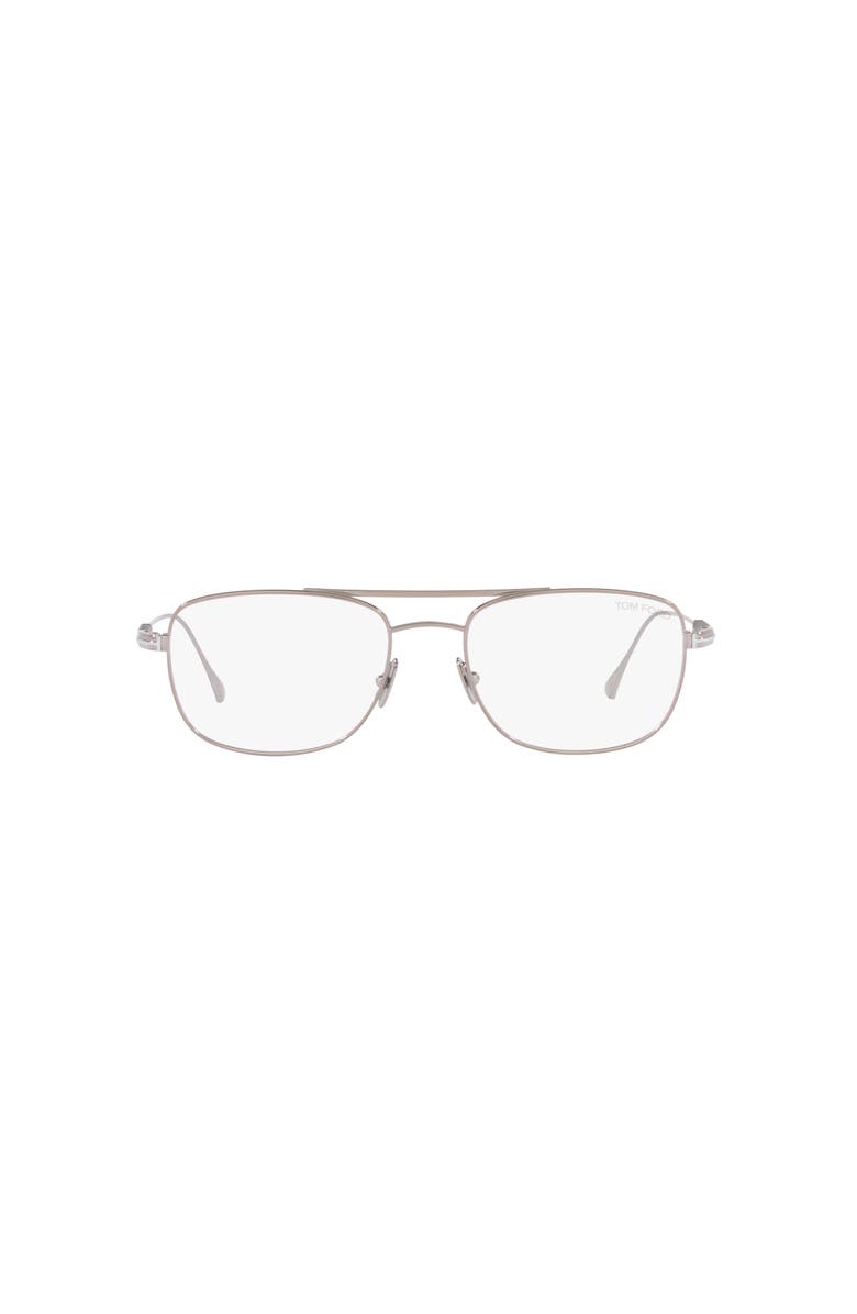 TOM FORD 54mm Square optical glasses, Alternate, color, Silver