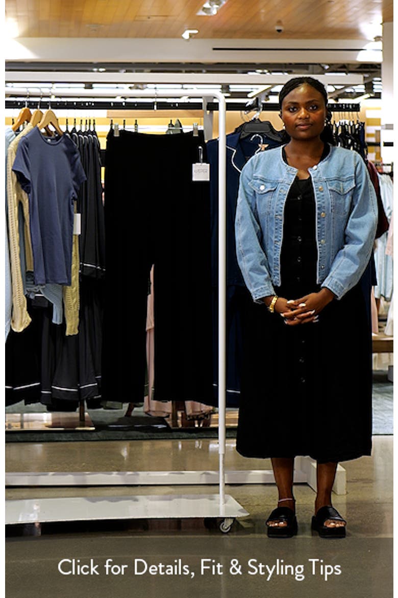 Pull-On Ankle Wide Leg Pants video
