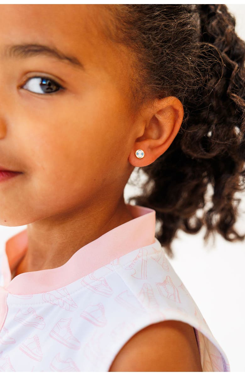 Pip Pop Soccer Ball Stud Earrings, Alternate, color, White