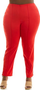 Nina Leonard Millien Zip Ankle Pants
