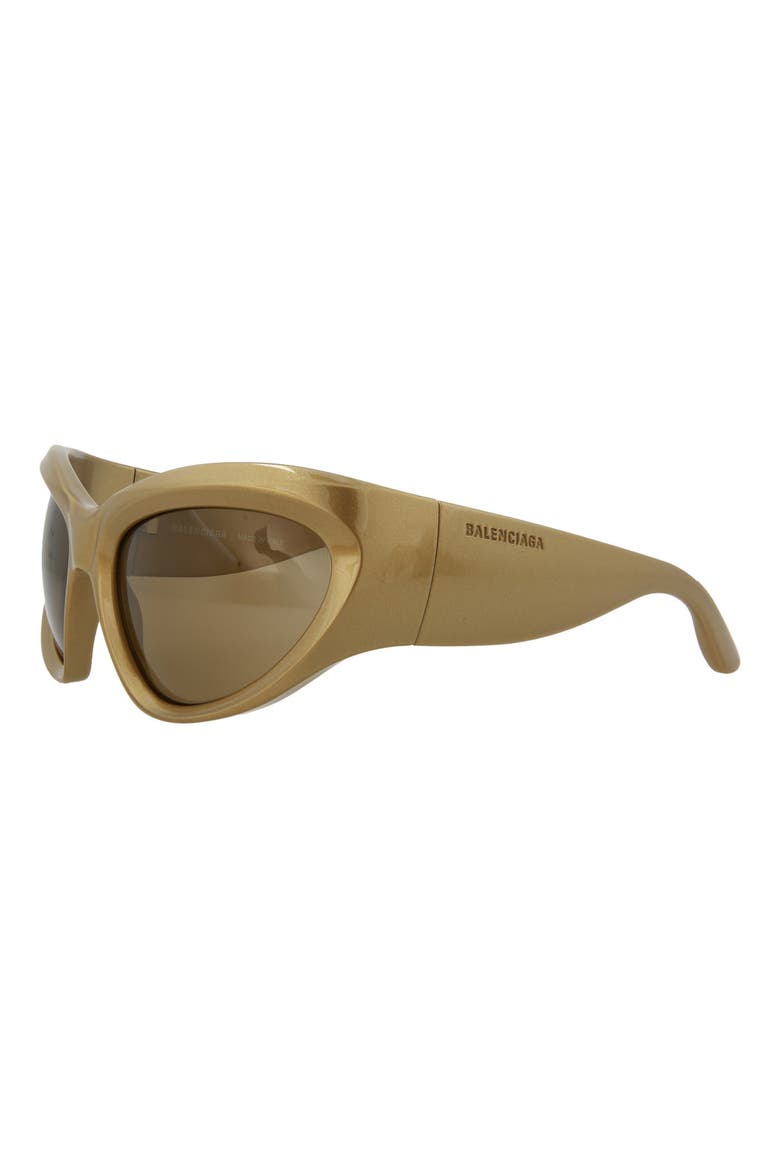64mm Novelty Sunglasses, Alternate, color, GOLD GOLD BROWN