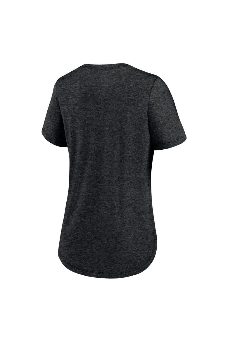 Women's Nike Heather Black Philadelphia Eagles Local Fashion Tri-Blend T-Shirt, Alternate, color, Heather Black