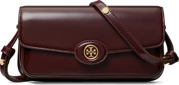 Tory Burch Robinson Spazzolato Leather Shoulder Bag | Nordstrom