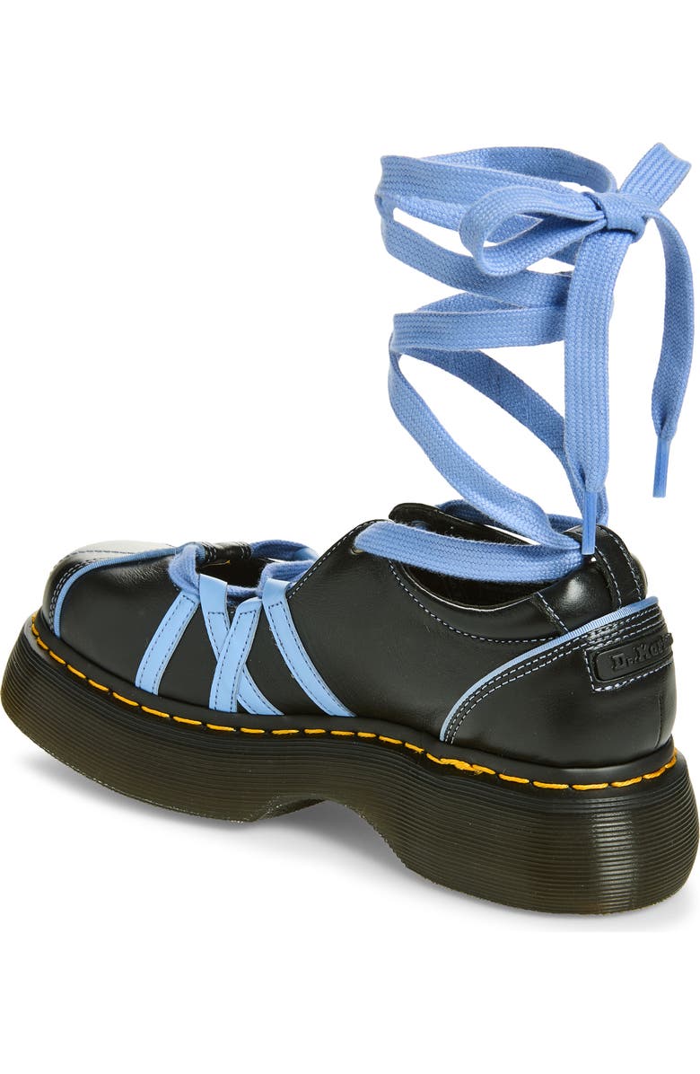 Dr. Martens Buzz Ballerina Wraparound Lace, Alternate, color, Black