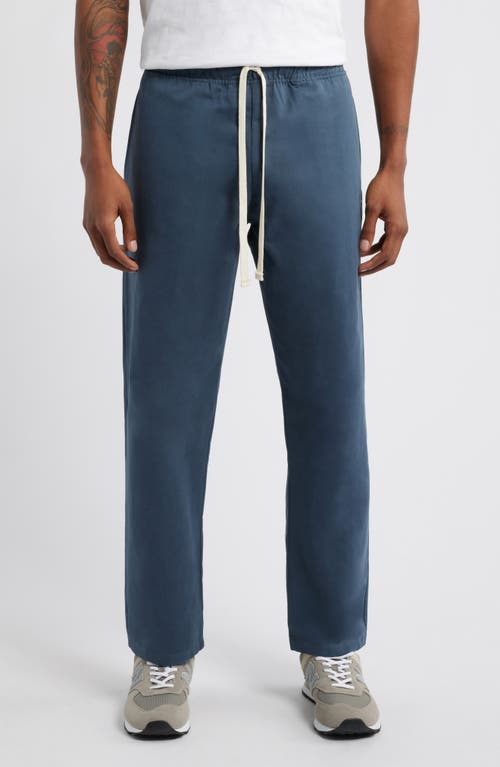 Standard Issue Pd Cotton Blend Drawstring Slacker Pants In Slate