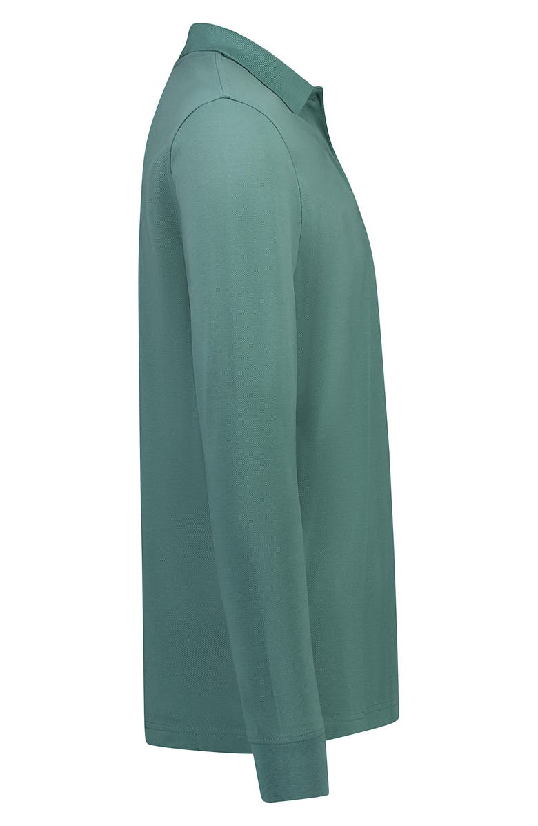 Brooks Brothers Long Sleeve Piqué Knit Polo, Alternate, color, 