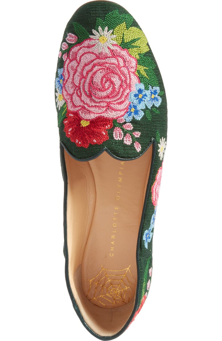 Charlotte Olympia Rose Garden Loafer, Alternate, color,