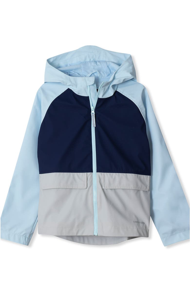 Lands' End Kids Water Resistant Hooded Rain Jacket, Alternate, color,