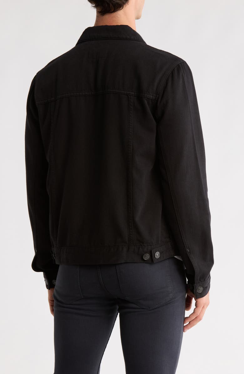 PAIGE Scout Denim Trucker Jacket, Alternate, color, Vintage Black