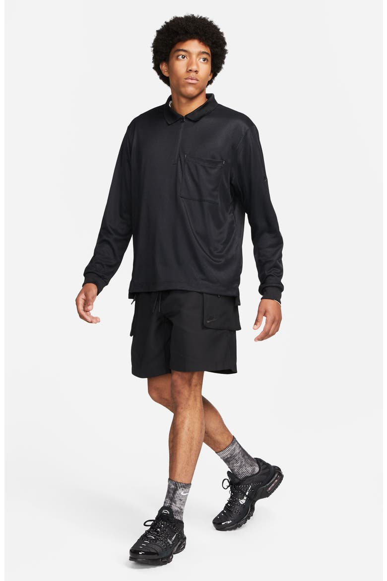 Sportswear Tech Pack Utility Shorts, Alternate, color, BLACK/ BLACK/ BLACK
