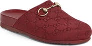 Gucci Sol GG Supreme Horsebit Mule