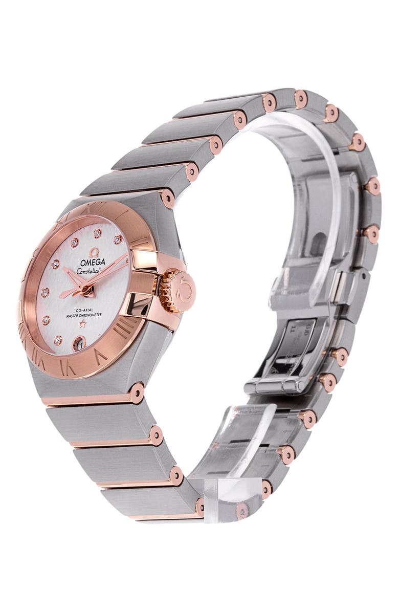 Watchfinder & Co. Omega Preowned 2022 Constellation Bracelet Watch, 27mm, Alternate, color,