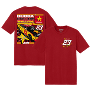 23XI Racing Men's 23XI Racing Red Bubba Wallace #23 Hardee's T-Shirt