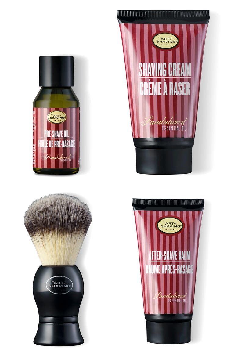 Travel Size Sandalwood Shaving Kit, Alternate, color, NO COLOR