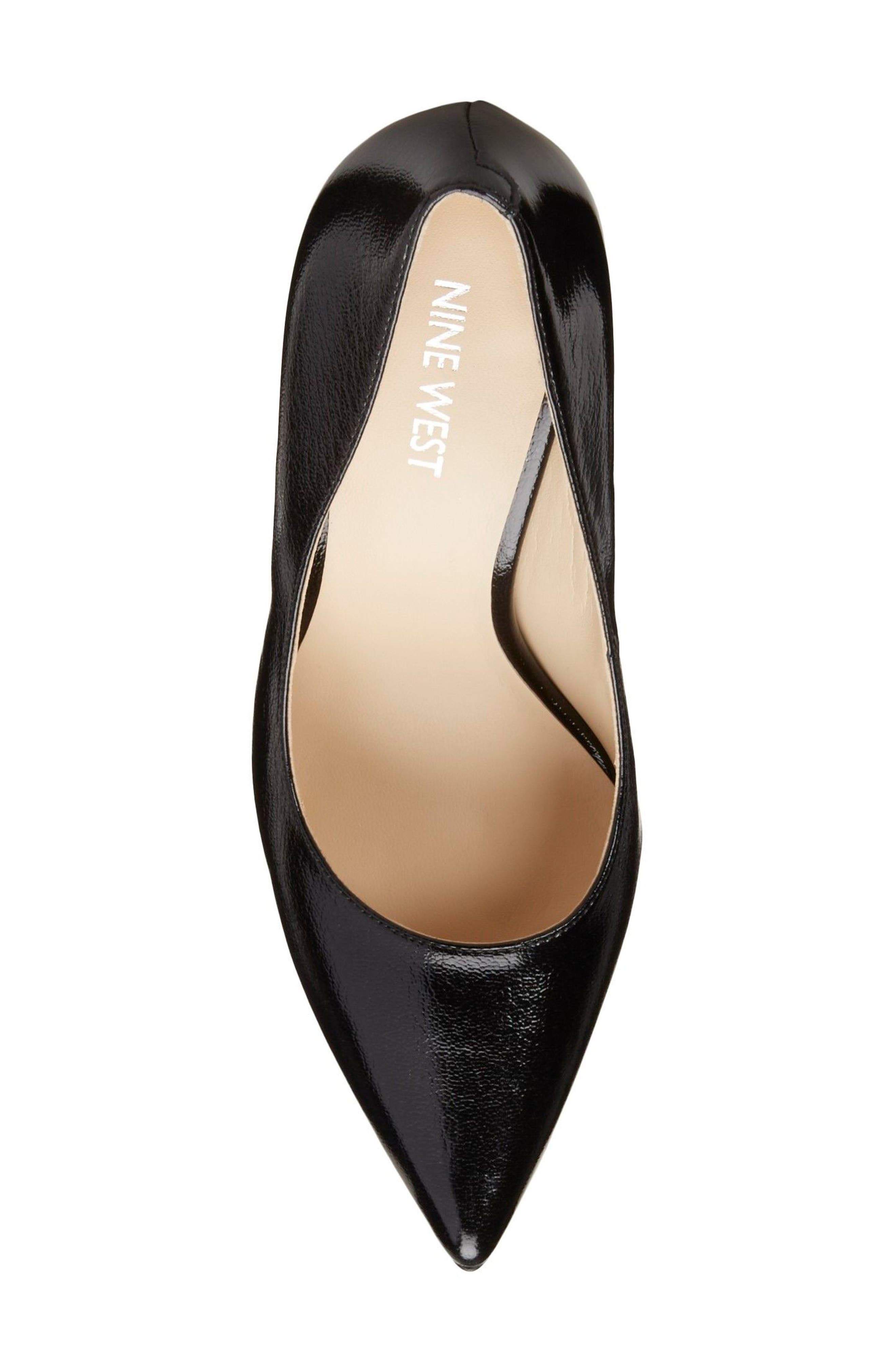 Tatiana Pointed Toe Pump, Alternate, color, BLACK LEATHER